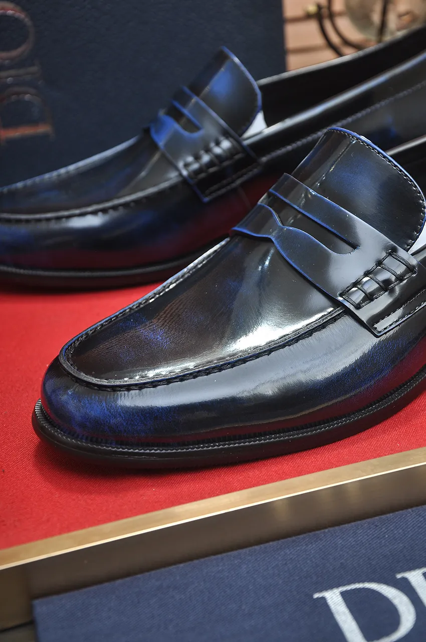 Men's shoes 💰580💶[Dior] (water-dyed cowhide lining) Dior original 1:1 high-quality factory, imported original materials, imported raw cowhide, water-dyed cowhide lining, original TPU outsole, code number: 39-44 (45 customized)